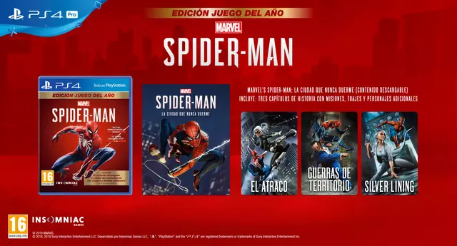 Comprar Marvel's Spider-Man Game of the Year - PS4, Game of | xtralife
